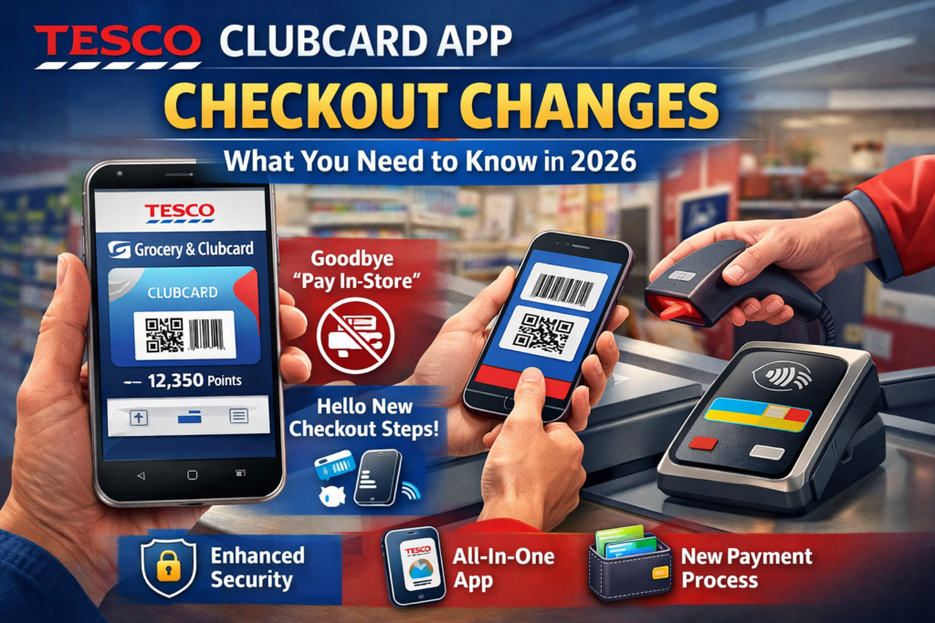 tesco clubcard app checkout changes