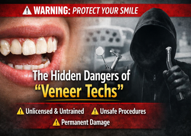 The Hidden Dangers of “Veneer Techs”: Why Your Dental Health Is Worth More Than a Cheap Smile