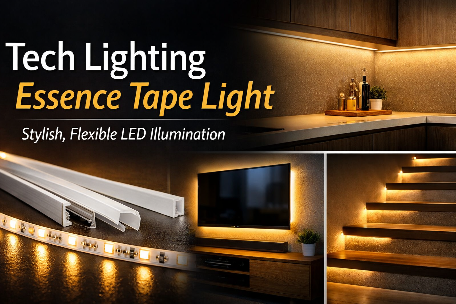 Tech Lighting Essence Tape Light: The Complete Guide to Stylish, Flexible LED Illumination