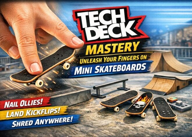 Tech Deck Mastery: Unleash Your Fingers on Mini Skateboards
