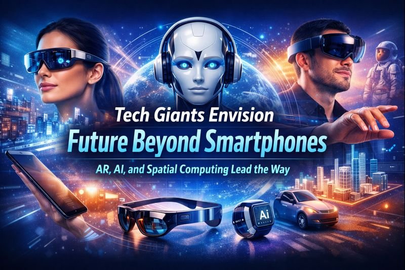Tech Giants Envision Future Beyond Smartphones: AR, AI, and Spatial Computing Lead the Way