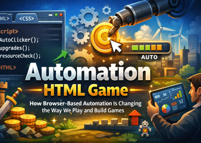 Automation HTML Game: How Browser-Based Automation Is Changing the Way We Play and Build Games
