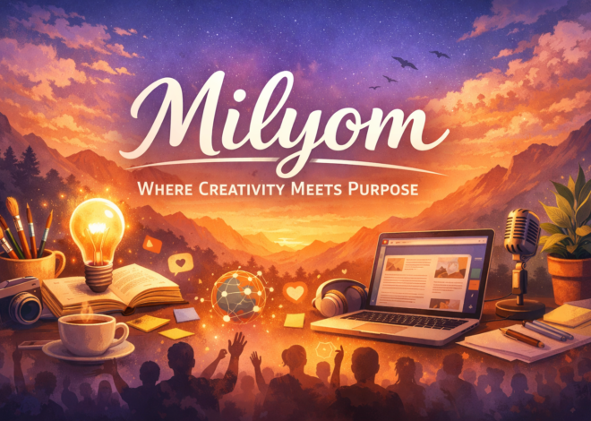 Milyom: Where Creativity Meets Purpose in the Digital World
